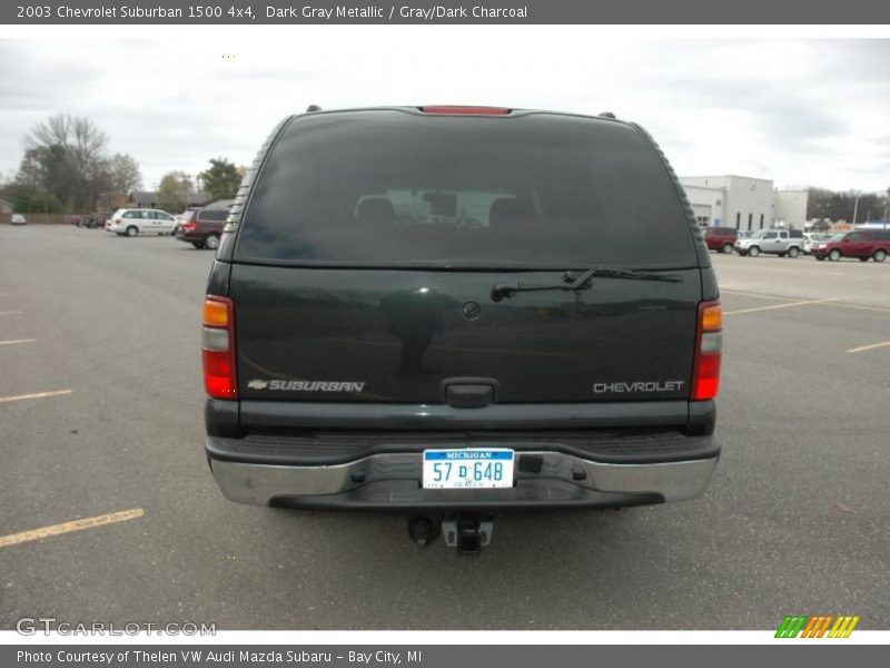 Dark Gray Metallic / Gray/Dark Charcoal 2003 Chevrolet Suburban 1500 4x4