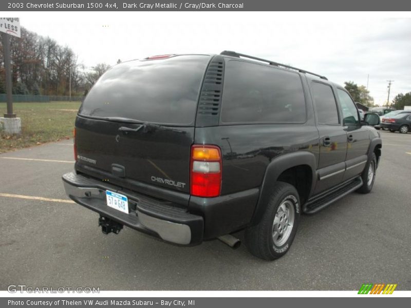 Dark Gray Metallic / Gray/Dark Charcoal 2003 Chevrolet Suburban 1500 4x4