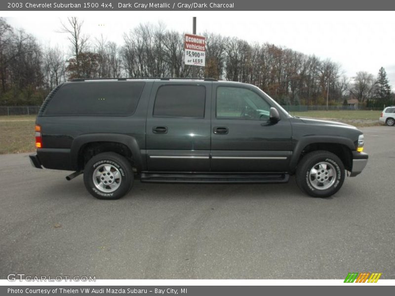 Dark Gray Metallic / Gray/Dark Charcoal 2003 Chevrolet Suburban 1500 4x4