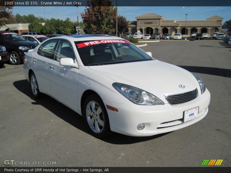 Crystal White / Ash Gray 2005 Lexus ES 330