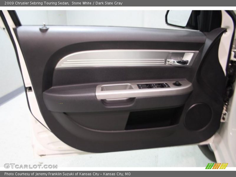 Stone White / Dark Slate Gray 2009 Chrysler Sebring Touring Sedan