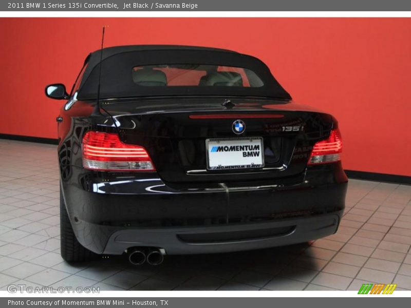 Jet Black / Savanna Beige 2011 BMW 1 Series 135i Convertible