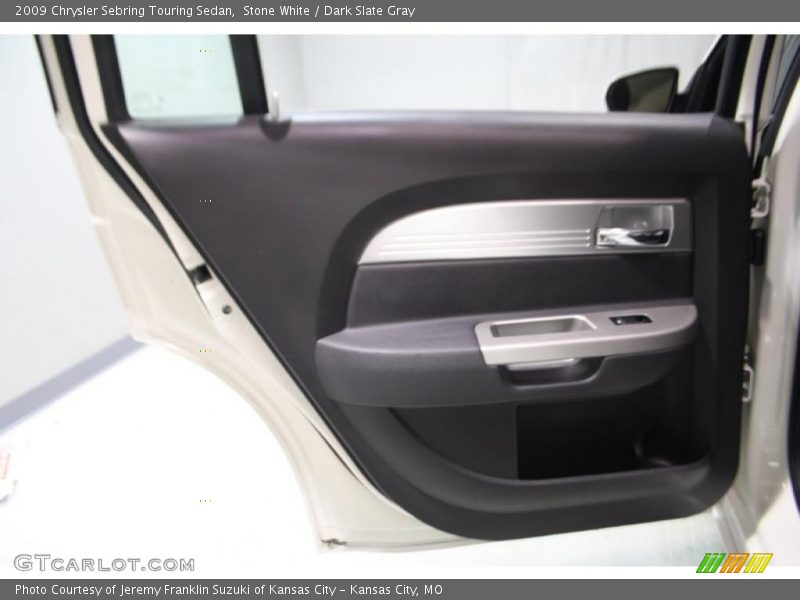 Stone White / Dark Slate Gray 2009 Chrysler Sebring Touring Sedan
