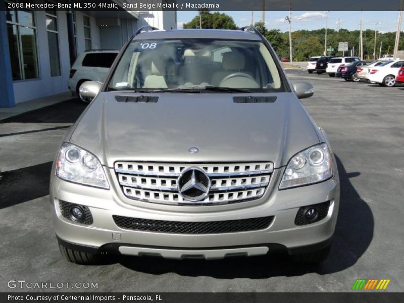 Sand Beige Metallic / Macadamia 2008 Mercedes-Benz ML 350 4Matic
