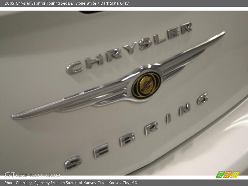 Stone White / Dark Slate Gray 2009 Chrysler Sebring Touring Sedan