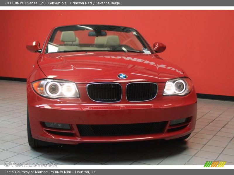 Crimson Red / Savanna Beige 2011 BMW 1 Series 128i Convertible