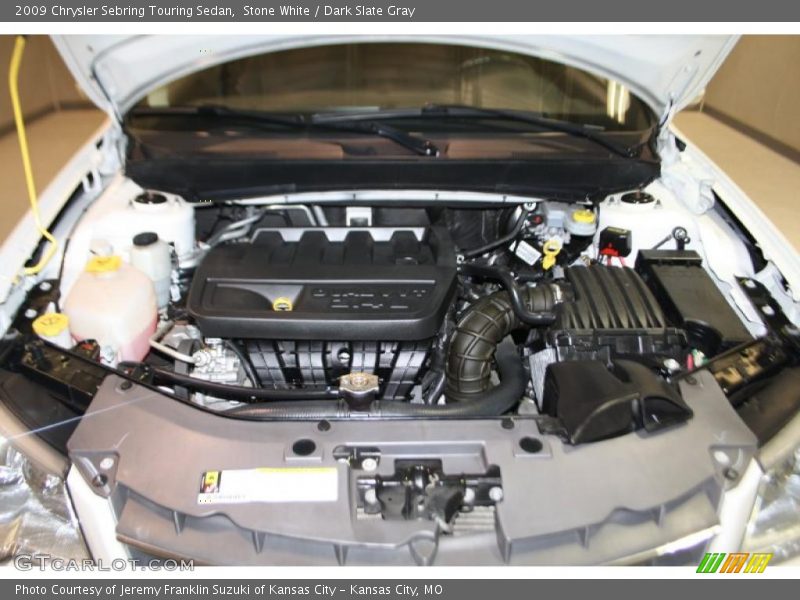 Stone White / Dark Slate Gray 2009 Chrysler Sebring Touring Sedan