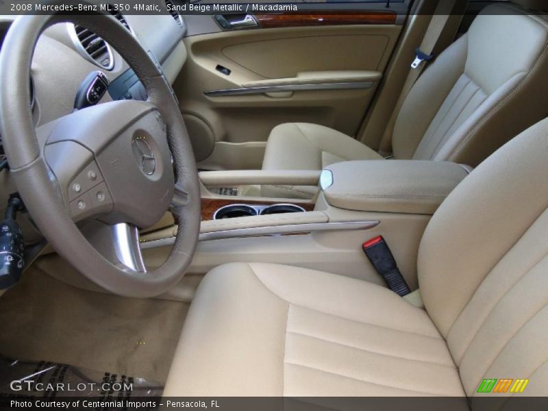 Sand Beige Metallic / Macadamia 2008 Mercedes-Benz ML 350 4Matic