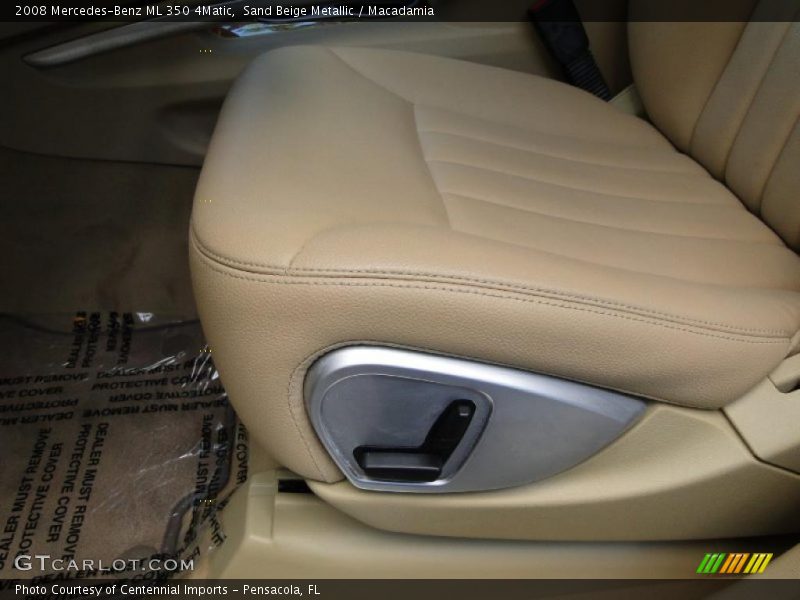 Sand Beige Metallic / Macadamia 2008 Mercedes-Benz ML 350 4Matic