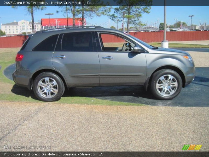 Nimbus Gray Metallic / Taupe 2007 Acura MDX Technology