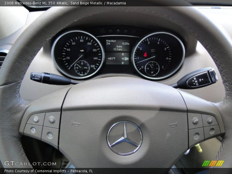 Sand Beige Metallic / Macadamia 2008 Mercedes-Benz ML 350 4Matic