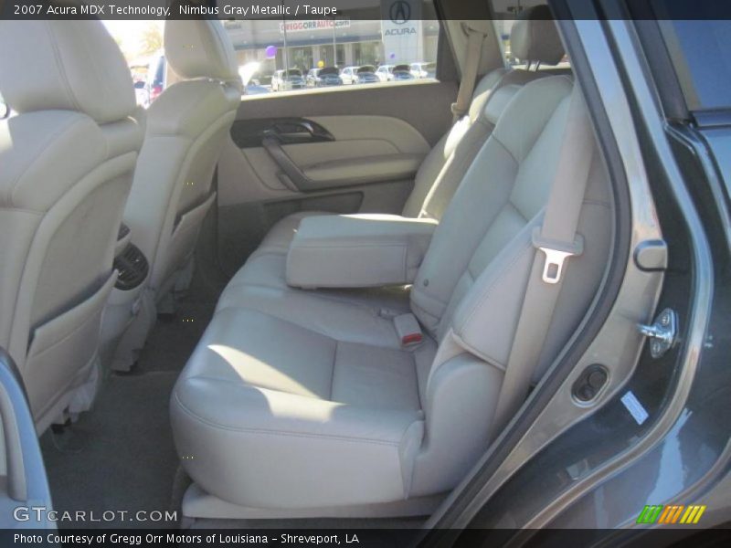 Nimbus Gray Metallic / Taupe 2007 Acura MDX Technology