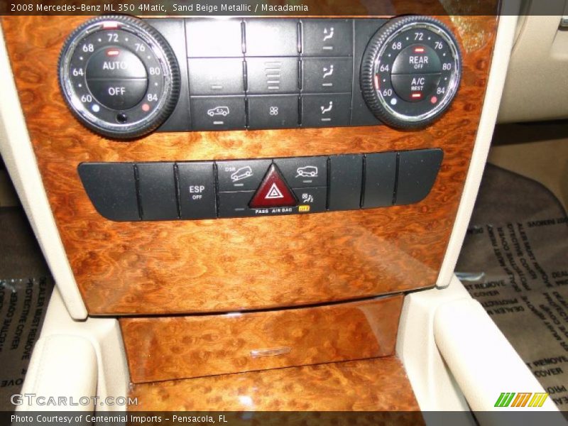 Sand Beige Metallic / Macadamia 2008 Mercedes-Benz ML 350 4Matic
