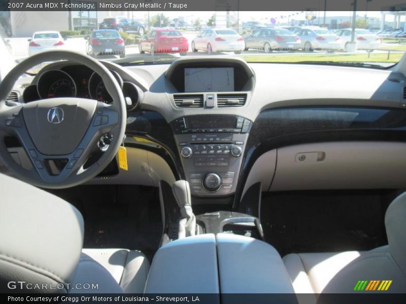 Nimbus Gray Metallic / Taupe 2007 Acura MDX Technology