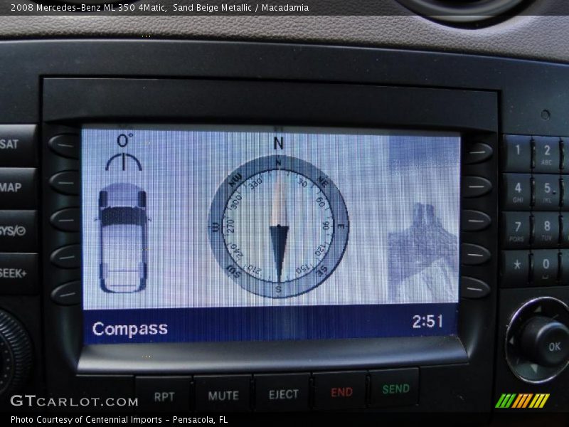 Sand Beige Metallic / Macadamia 2008 Mercedes-Benz ML 350 4Matic