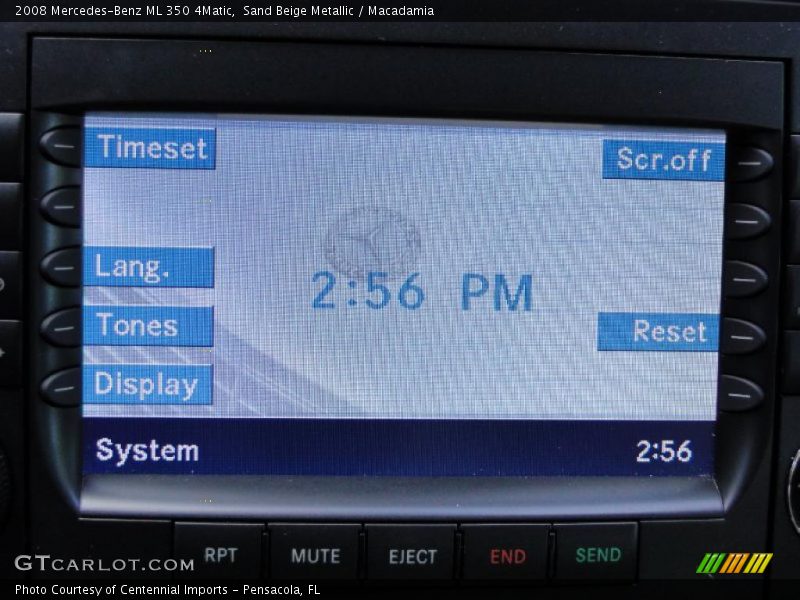 Sand Beige Metallic / Macadamia 2008 Mercedes-Benz ML 350 4Matic