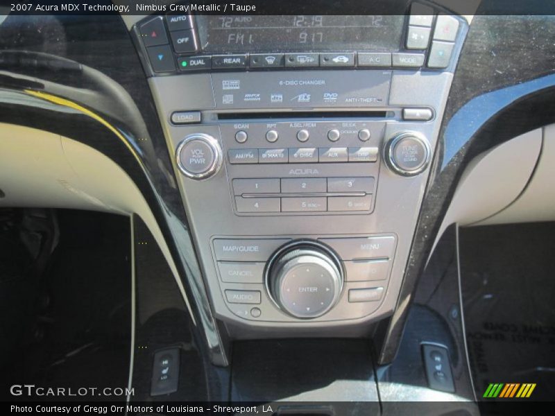 Nimbus Gray Metallic / Taupe 2007 Acura MDX Technology