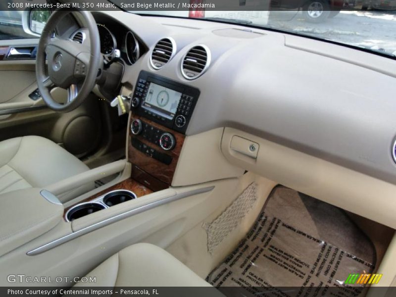 Sand Beige Metallic / Macadamia 2008 Mercedes-Benz ML 350 4Matic