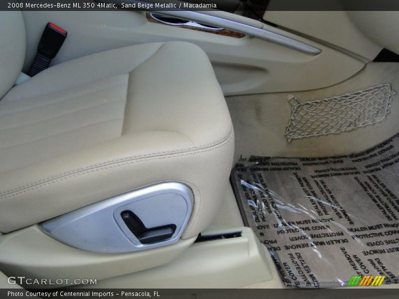 Sand Beige Metallic / Macadamia 2008 Mercedes-Benz ML 350 4Matic