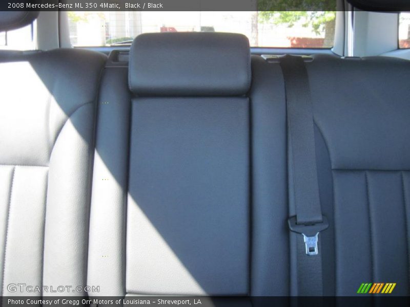 Black / Black 2008 Mercedes-Benz ML 350 4Matic