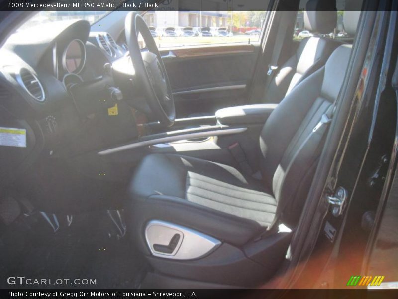 Black / Black 2008 Mercedes-Benz ML 350 4Matic
