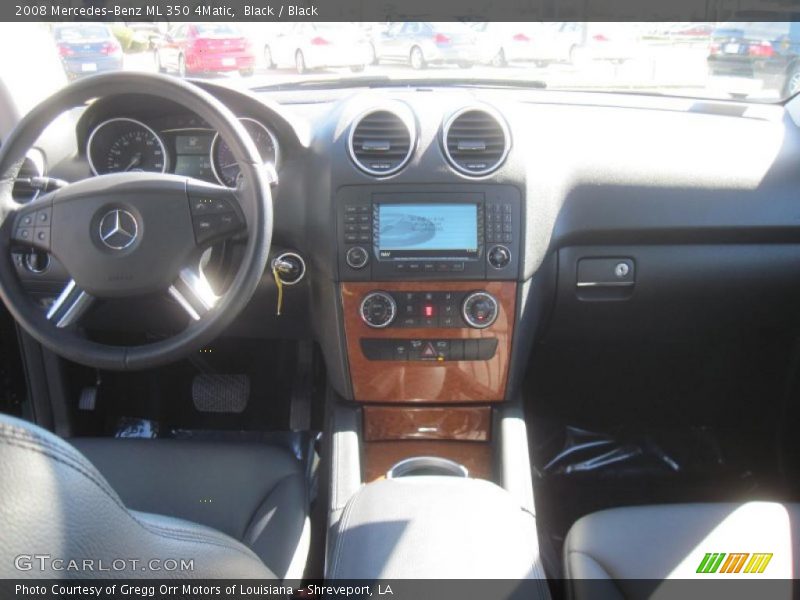 Black / Black 2008 Mercedes-Benz ML 350 4Matic
