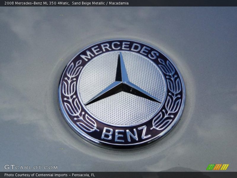 Sand Beige Metallic / Macadamia 2008 Mercedes-Benz ML 350 4Matic