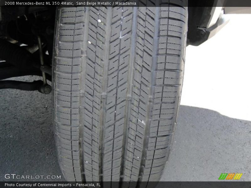 Sand Beige Metallic / Macadamia 2008 Mercedes-Benz ML 350 4Matic