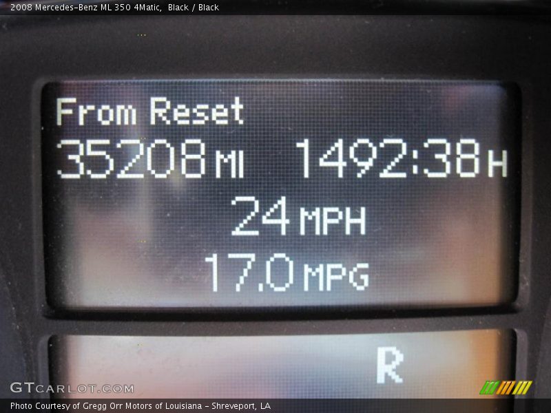 Black / Black 2008 Mercedes-Benz ML 350 4Matic