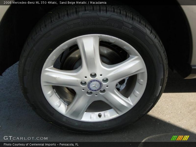 Sand Beige Metallic / Macadamia 2008 Mercedes-Benz ML 350 4Matic