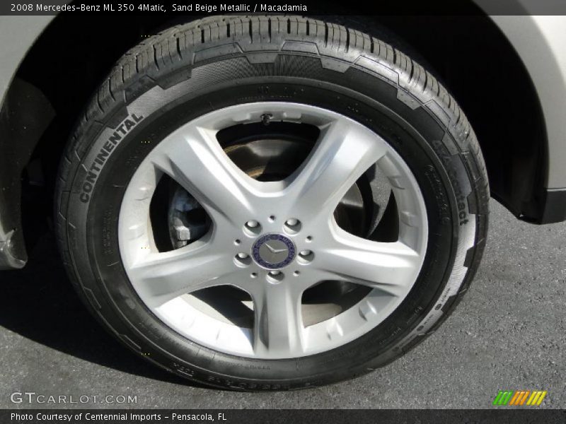Sand Beige Metallic / Macadamia 2008 Mercedes-Benz ML 350 4Matic