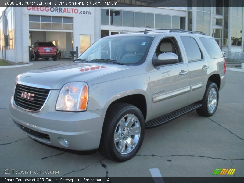 Silver Birch Metallic / Light Titanium 2008 GMC Yukon SLT 4x4