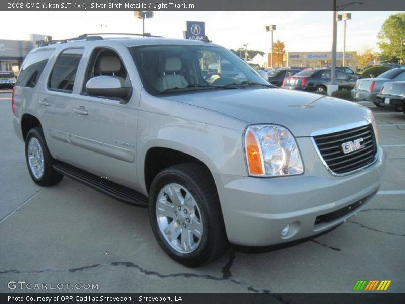Silver Birch Metallic / Light Titanium 2008 GMC Yukon SLT 4x4