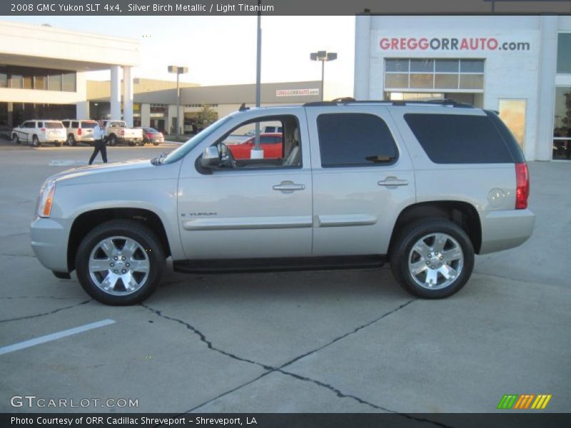 Silver Birch Metallic / Light Titanium 2008 GMC Yukon SLT 4x4