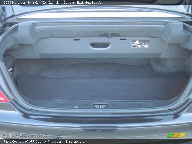  2003 CLK 320 Cabriolet Trunk