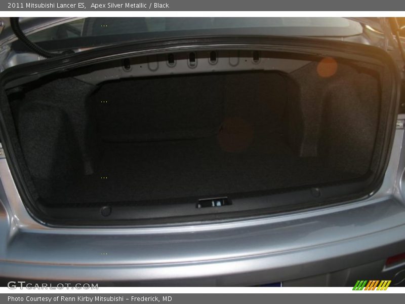 Apex Silver Metallic / Black 2011 Mitsubishi Lancer ES