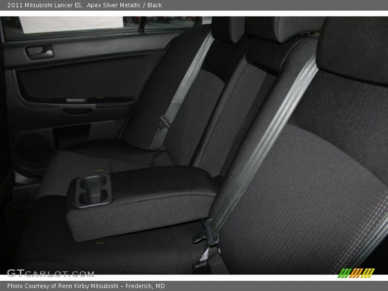 Apex Silver Metallic / Black 2011 Mitsubishi Lancer ES