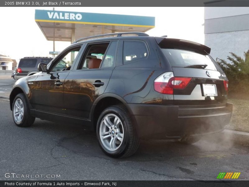 Jet Black / Terracotta 2005 BMW X3 3.0i