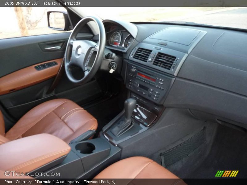 Jet Black / Terracotta 2005 BMW X3 3.0i
