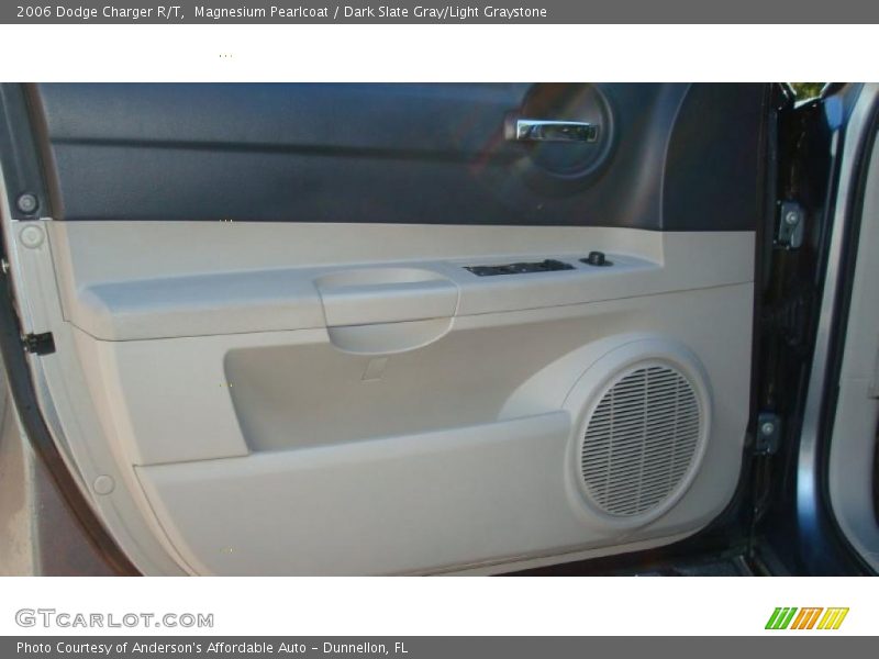 Magnesium Pearlcoat / Dark Slate Gray/Light Graystone 2006 Dodge Charger R/T