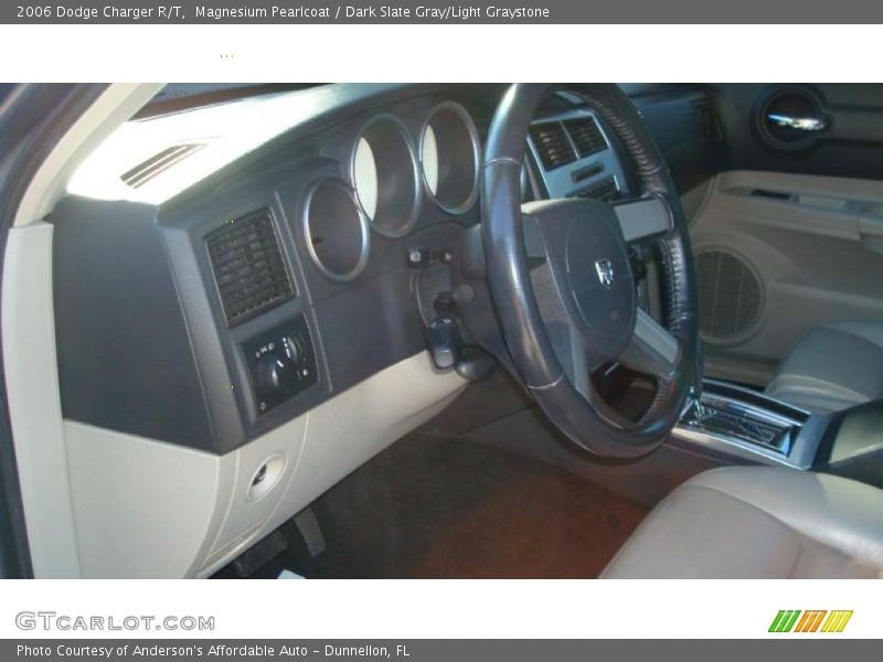 Magnesium Pearlcoat / Dark Slate Gray/Light Graystone 2006 Dodge Charger R/T