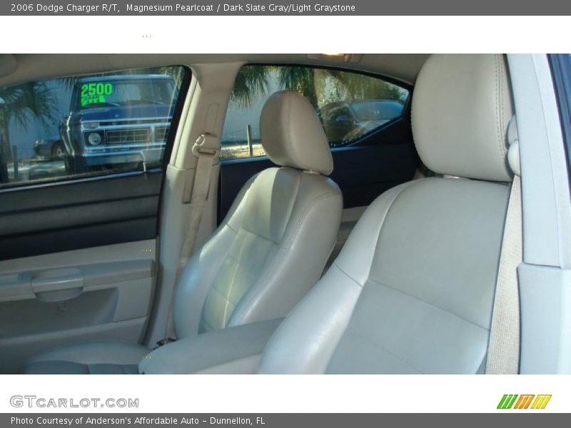 Magnesium Pearlcoat / Dark Slate Gray/Light Graystone 2006 Dodge Charger R/T