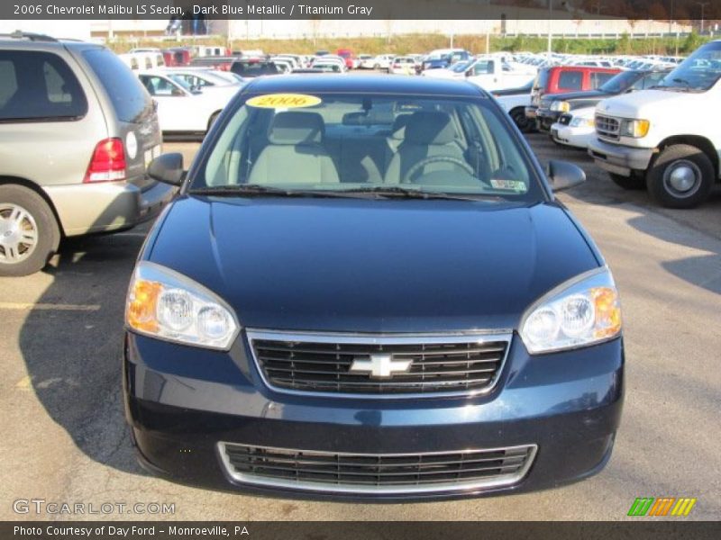 Dark Blue Metallic / Titanium Gray 2006 Chevrolet Malibu LS Sedan