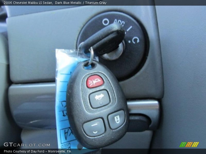 Dark Blue Metallic / Titanium Gray 2006 Chevrolet Malibu LS Sedan