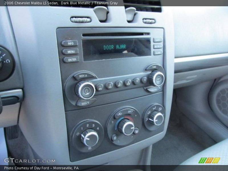 Dark Blue Metallic / Titanium Gray 2006 Chevrolet Malibu LS Sedan