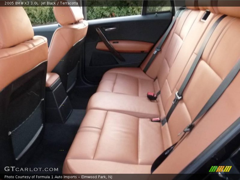 Jet Black / Terracotta 2005 BMW X3 3.0i