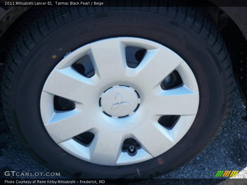 Tarmac Black Pearl / Beige 2011 Mitsubishi Lancer ES