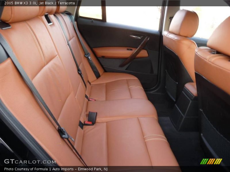 Jet Black / Terracotta 2005 BMW X3 3.0i