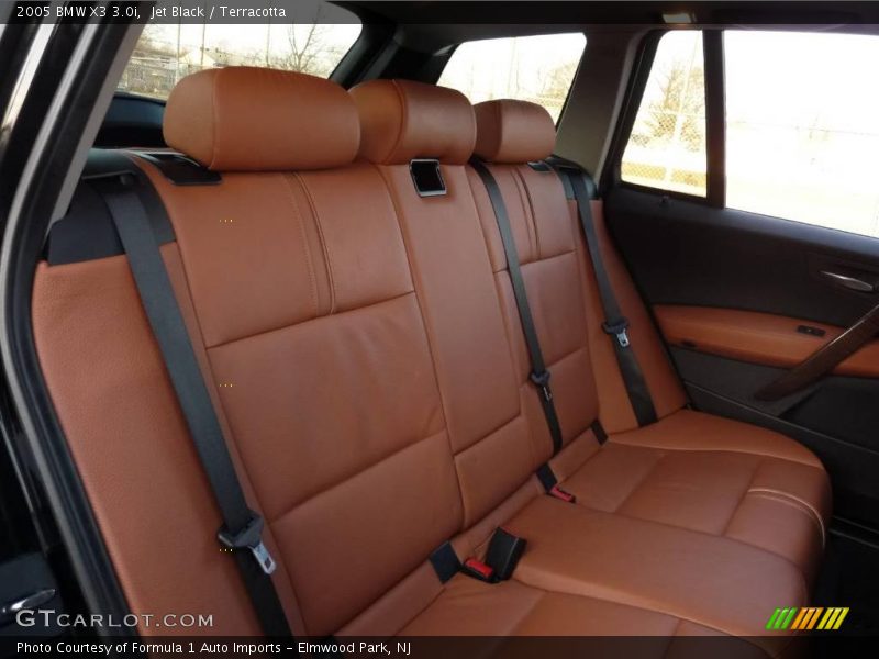 Jet Black / Terracotta 2005 BMW X3 3.0i