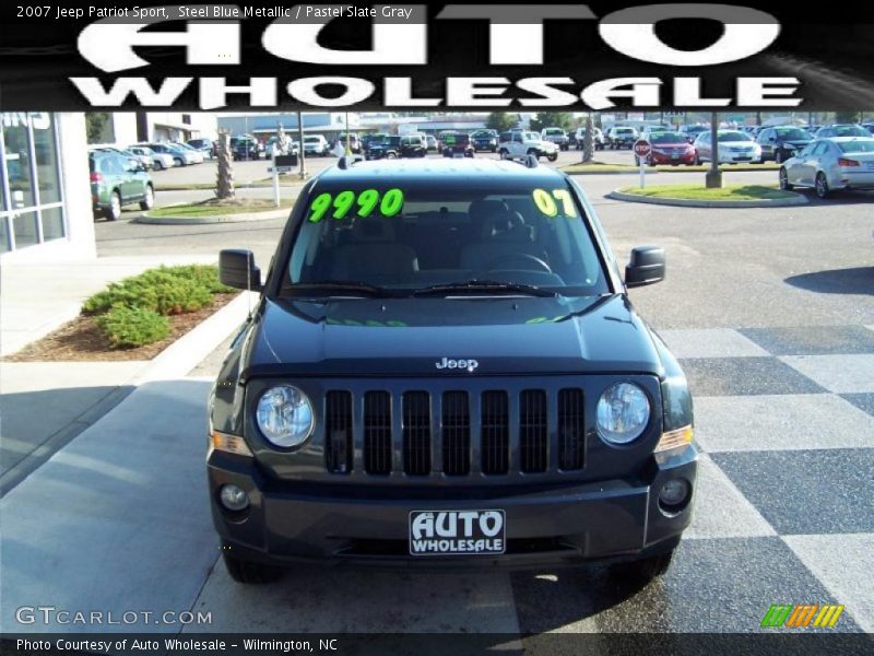 Steel Blue Metallic / Pastel Slate Gray 2007 Jeep Patriot Sport